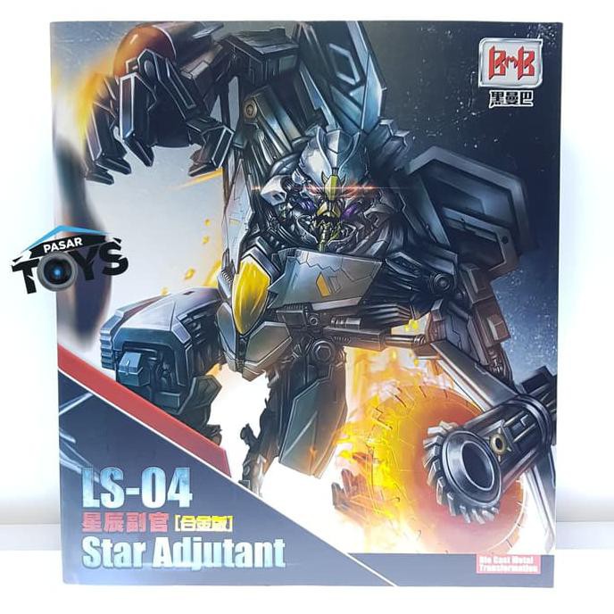 Buruan Serbu] Ls-04 Star Adjutant Blackmamba Aka Studio Series Starscream Oversize