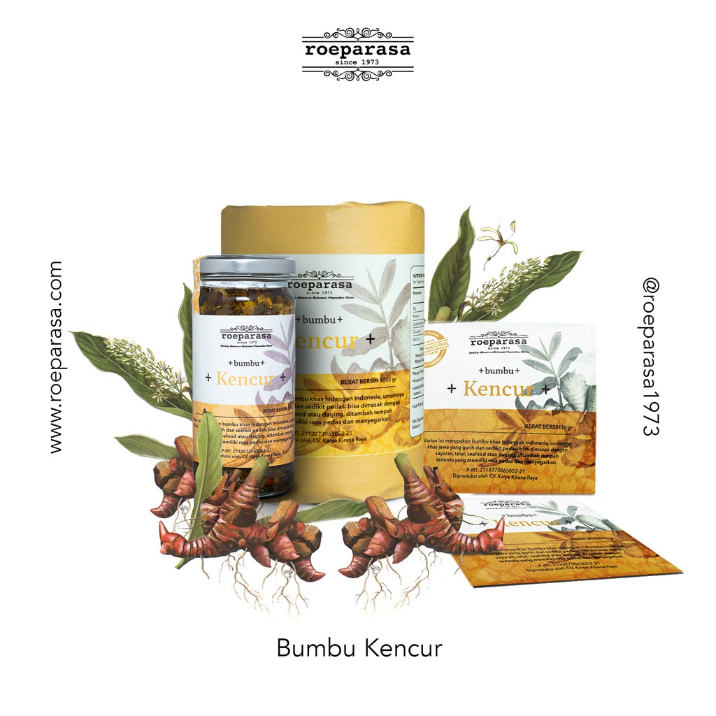

Roeparasa Bumbu Instan Organik Kencur 250 gr
