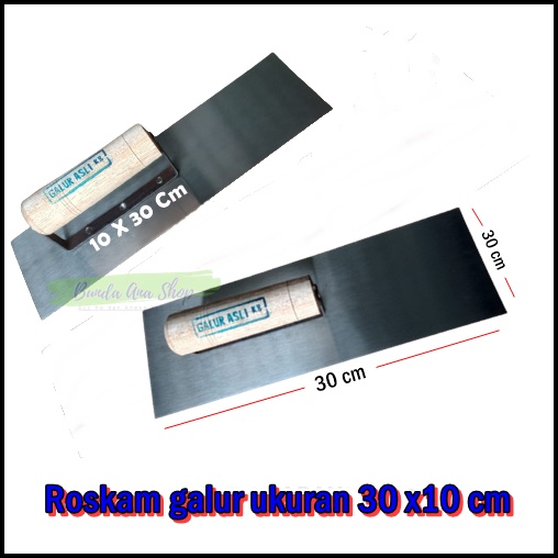 Roskam Galur Asli Roskam Plat Besi Acian Panjang 30 Cm