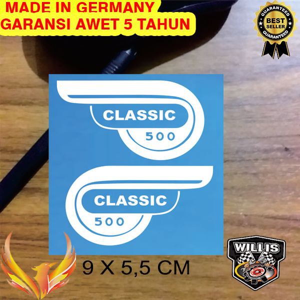 

TERMURAH sticker Stiker Royal Enfield 500 Classic cutting stiker oracal Phoenix Star