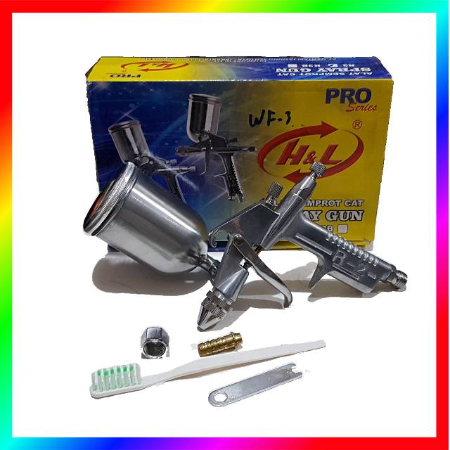 Spray gun H&amp;L Pro R2 Tabung Atas 200cc