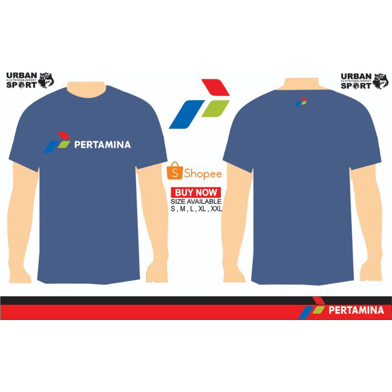 kaos pertamina / baju pertamina / kaos BUMN / baju BUMN / pertamina /COD