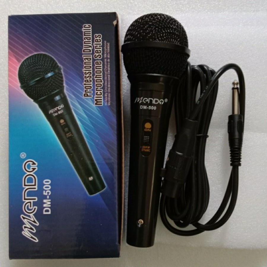 Mic Kabel Mendo DM 500 Mic Professional KTV Karaoke Suara Jernih