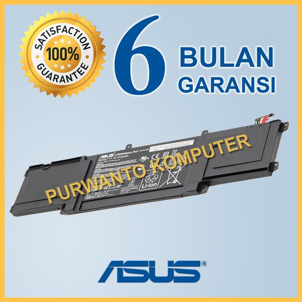 Original Baterai Laptop ASUS Zenbook UX302LG-C4014P UX302LG-C4019H UX302LG-C4022P UX302LG-C4026H UX3