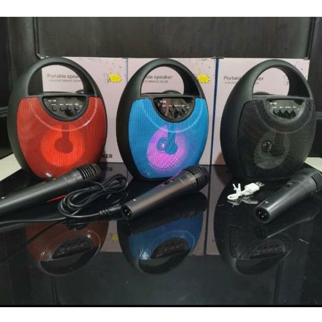 Musik box bluetooth / Speker Karoke + Mic