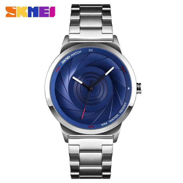 Jam Tangan Pria SKMEI 9210 (Besar) Jam Tangan Stainless Analog Original SKMEI