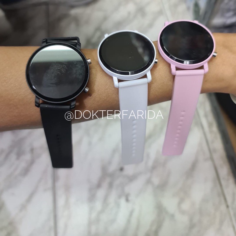 Jam LED Bangkok - tali karet