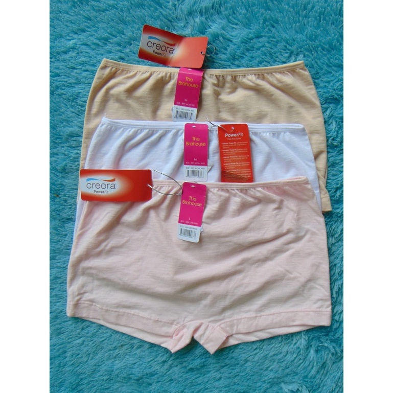 CELANA DALAM KATUN WANITA THE BRAHOUSE 889 MODEL BOXSHORT PANTY COTTON SIZE S M XL