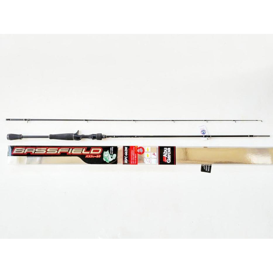 alat pancing mantul habis Rod Abu Garcia Bassfield 662 Baitcasting
