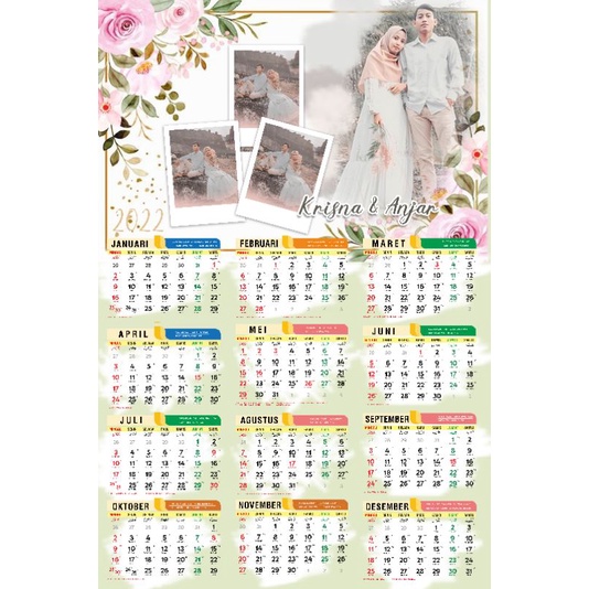 

KALENDER 2022 CUSTOM MURAH ESTETIK (ukuran A3+) KALENDER FOTO