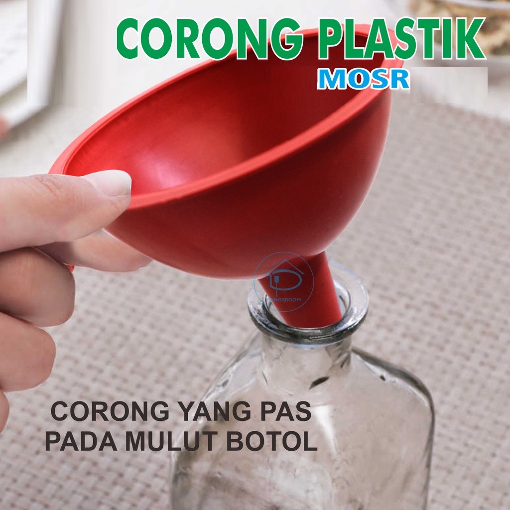 Corong Air 15 cm / Corong Minyak Plastik Ukuran Kecil / Sedang / Besar