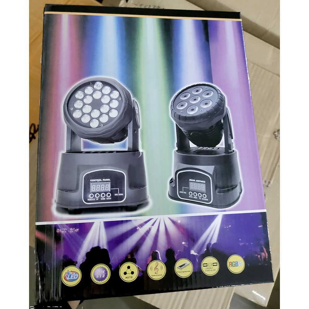 SHEHDS Lampu LED Disco DJ Dance Club Moving Head light 10W - SHE-0718