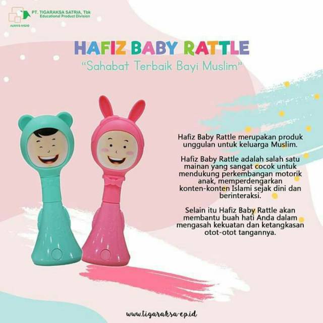 Hafiz Baby Rattle 2pcs | Shopee Indonesia