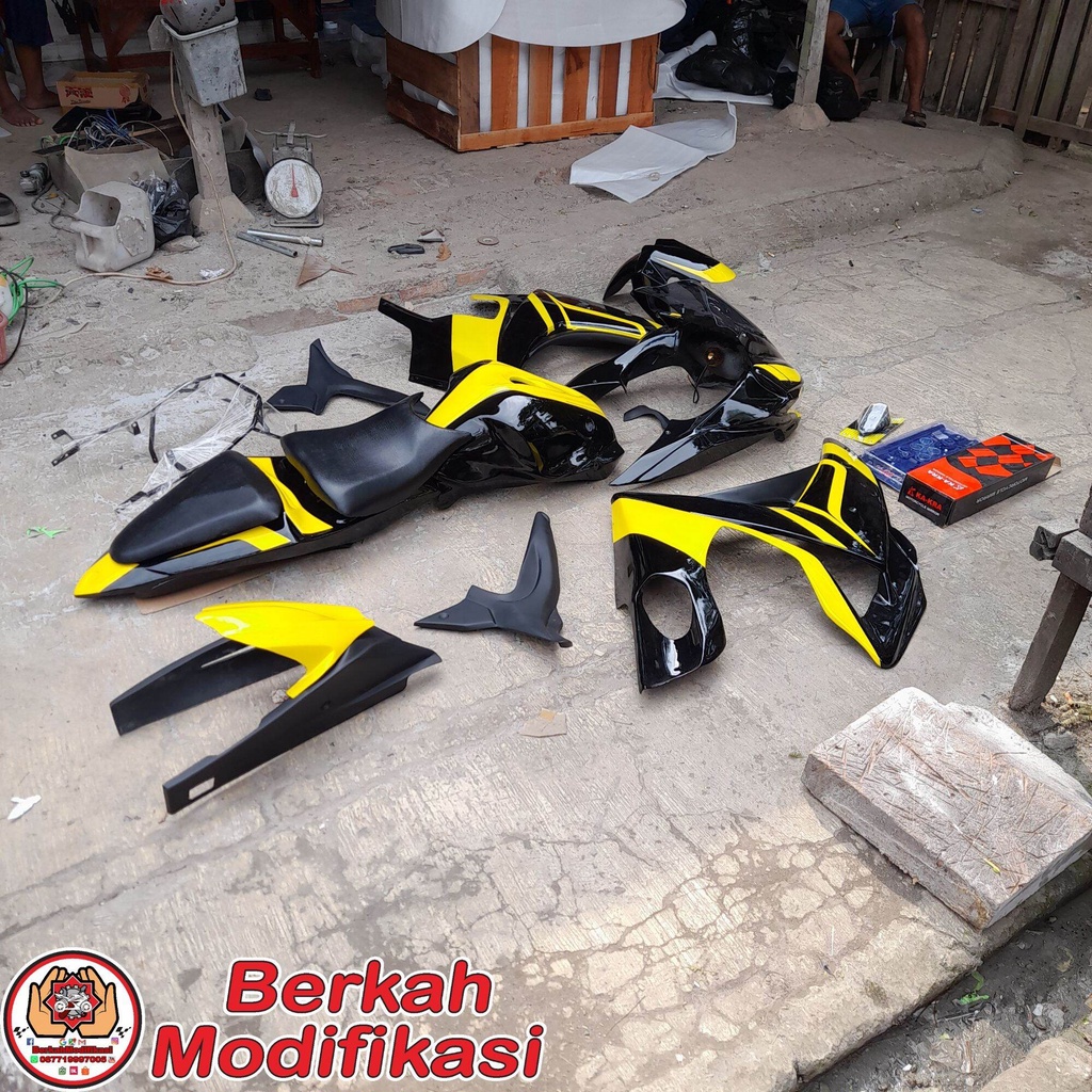 Full Sett Body Fairing Model R25 PNP Yamaha Vixion OLD NVA / NVL dan Vixion R
