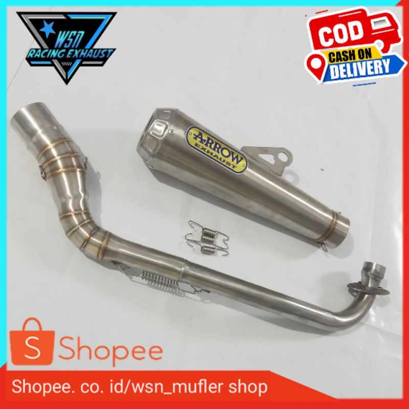 Knalpot Racing ARROW Jupiter z Vega Supra Shogun Grand Kharisma dll