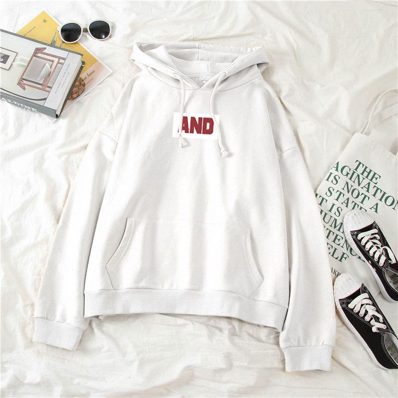 Hoodie Pria Wanita Korean Style And Simple Bahan Fleece