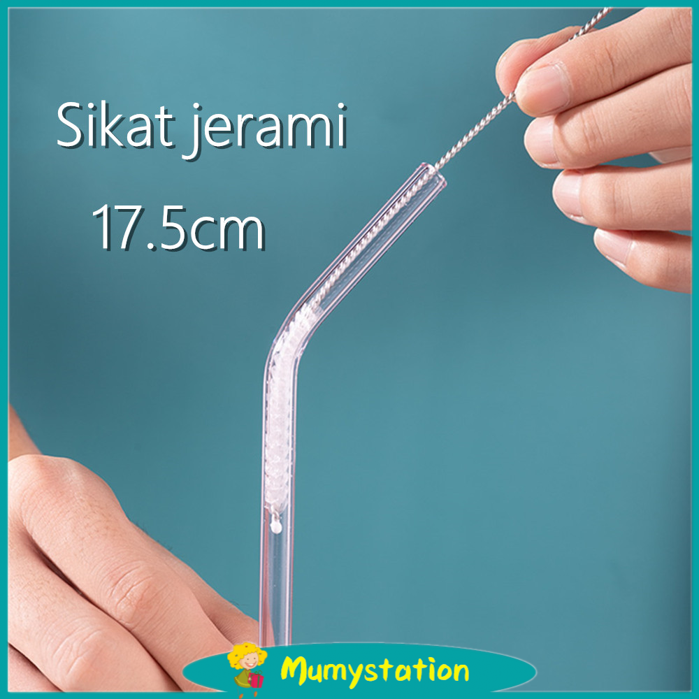 Mumystation Sikat Pembersih Sedotan / Sikat sedotan stainless / Brush Straw