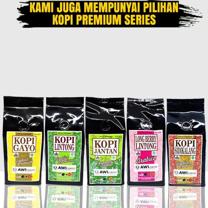 

Peaberry GAYO Arabica AWI KOPI KING Specialty Bubuk JANTAN Organic Ace