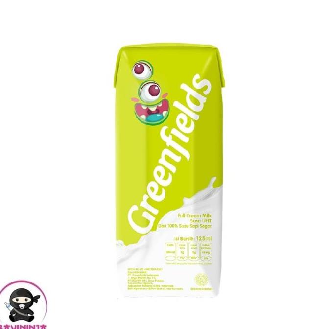 

COD GREENFIELDS UHT Milk 125 ml