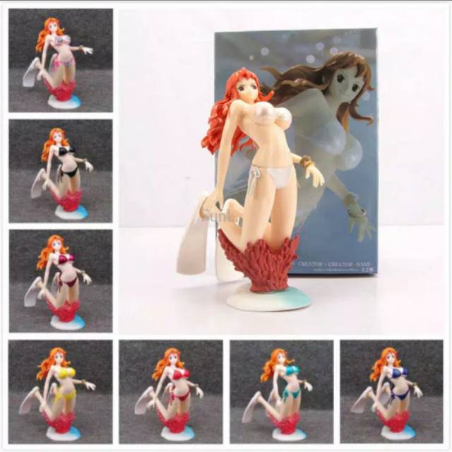 Action Figure One Piece Nami Diving