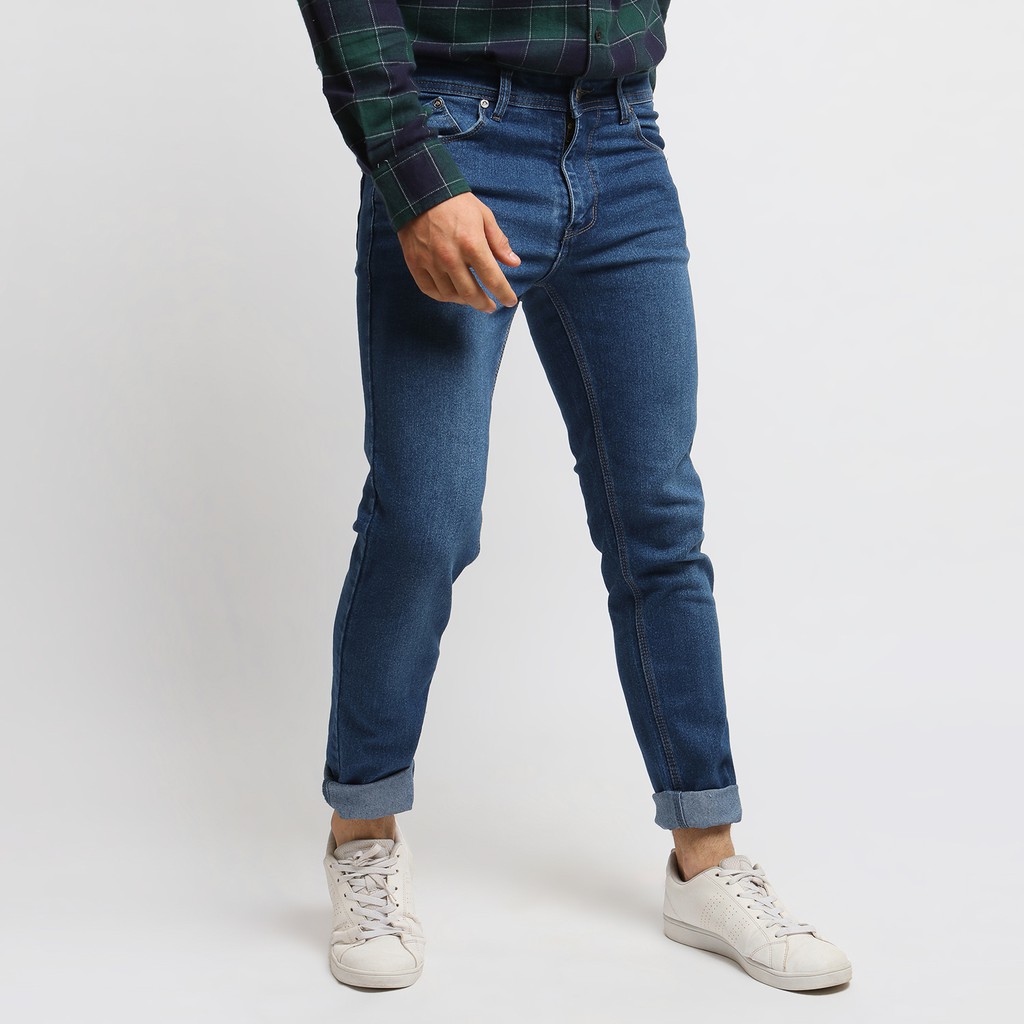 

VENGOZ Celana Jeans Pria Slim Fit - Electric Blue