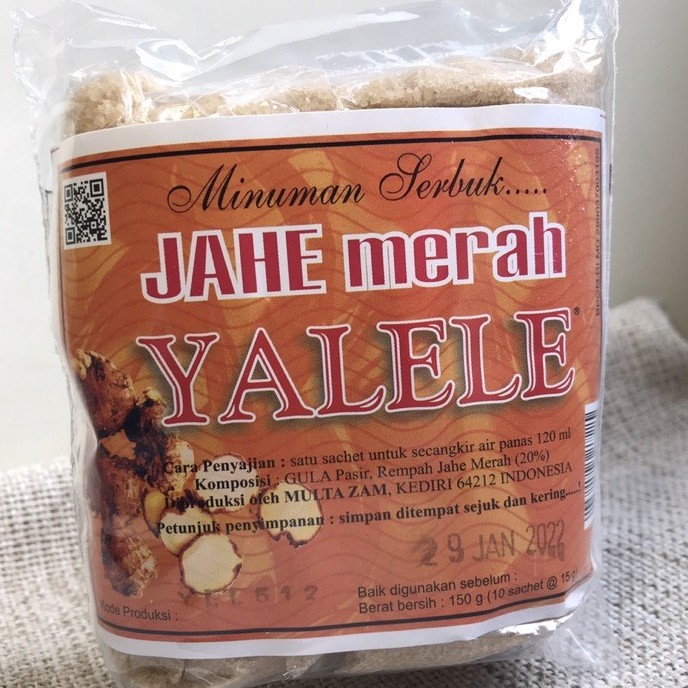 

MURAH YALELE JAHE MERAH Instan Serbuk 150gr Asli Pedas