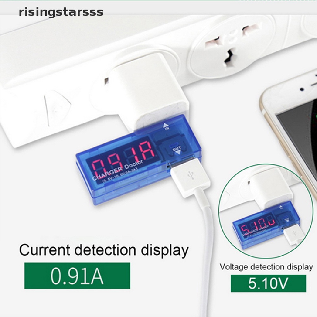 Rsid Span-new Alat Tester Tegangan Listrik Digital Mini Portable Dengan Port USB