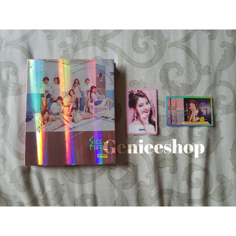 WTS TWICE SIGNAL UNSEALED SANA SET TZUYU MINA DAHYUN MOMO JIHYO