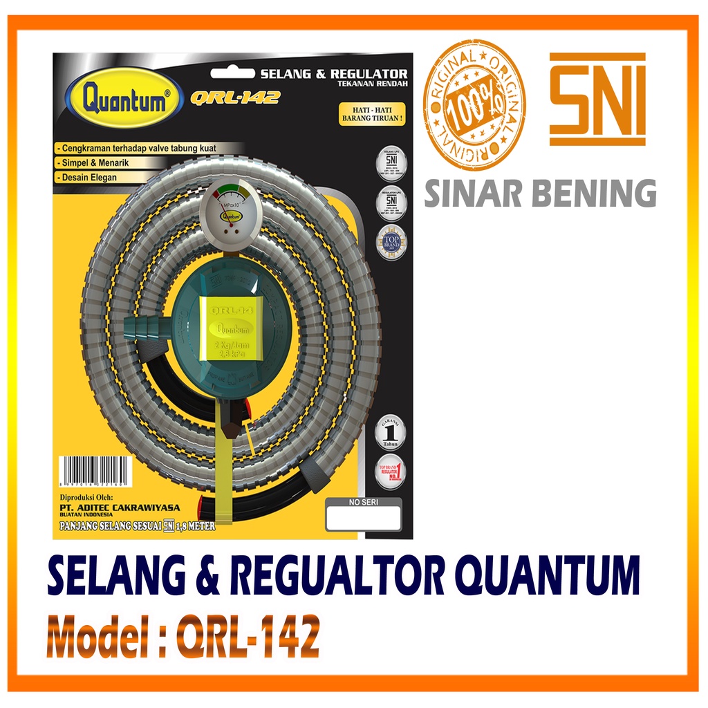 Regulator Dan Selang Gas Quantum