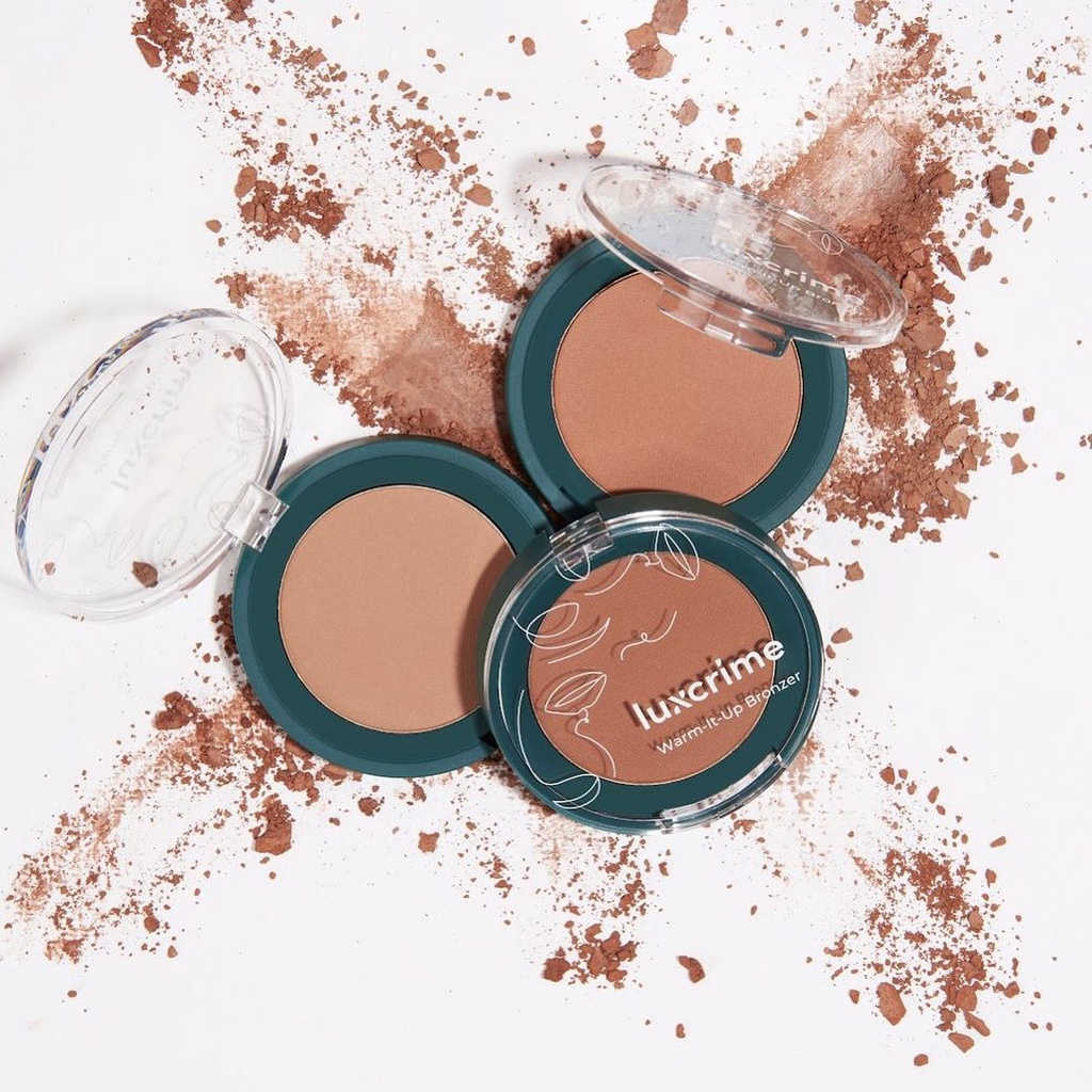 LUXCRIME Warm-It-Up Bronzer Chocolate Pretzel, Butter Cookies