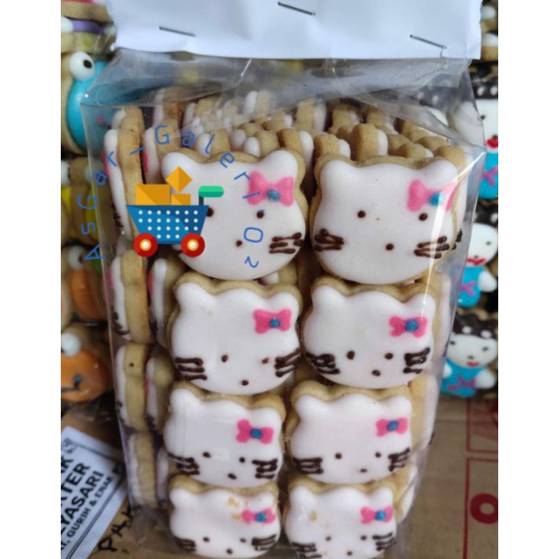 

kue karakter / kue animasi hellokitty 510gr/kue boneka / cookies karakter