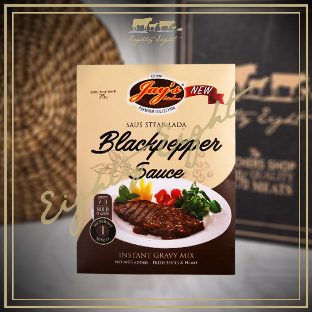 

SAUCE / STEAK SAUCE / JAYS BLACKPEPPER SAUCE
