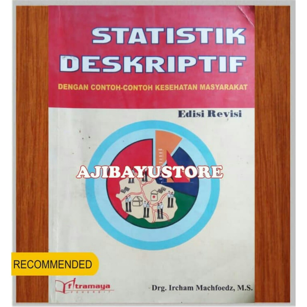 Buku Statistik Deskriptif Dengan Contoh Contoh Kesehatan Masyarakat Ircham Machfoedz Ms Shopee Indonesia