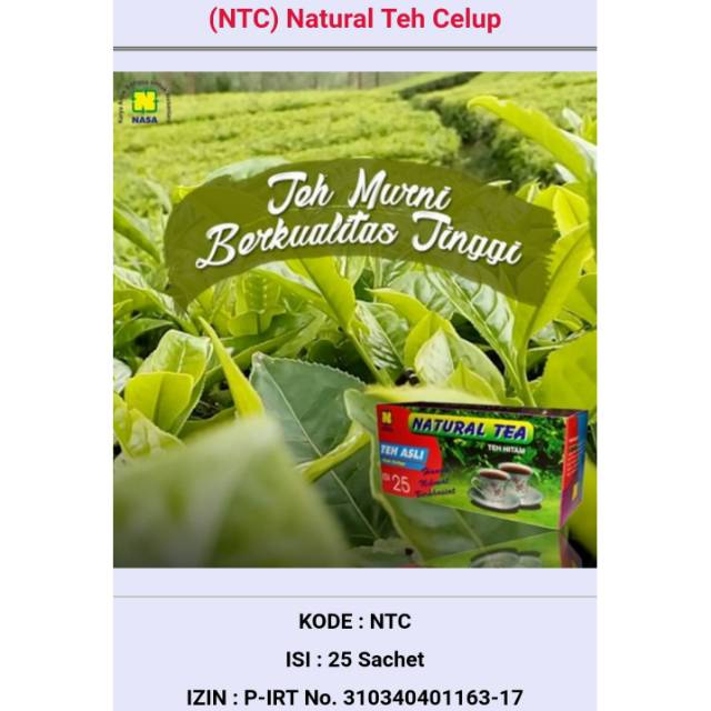

Natural Teh Celup 25 Sachet
