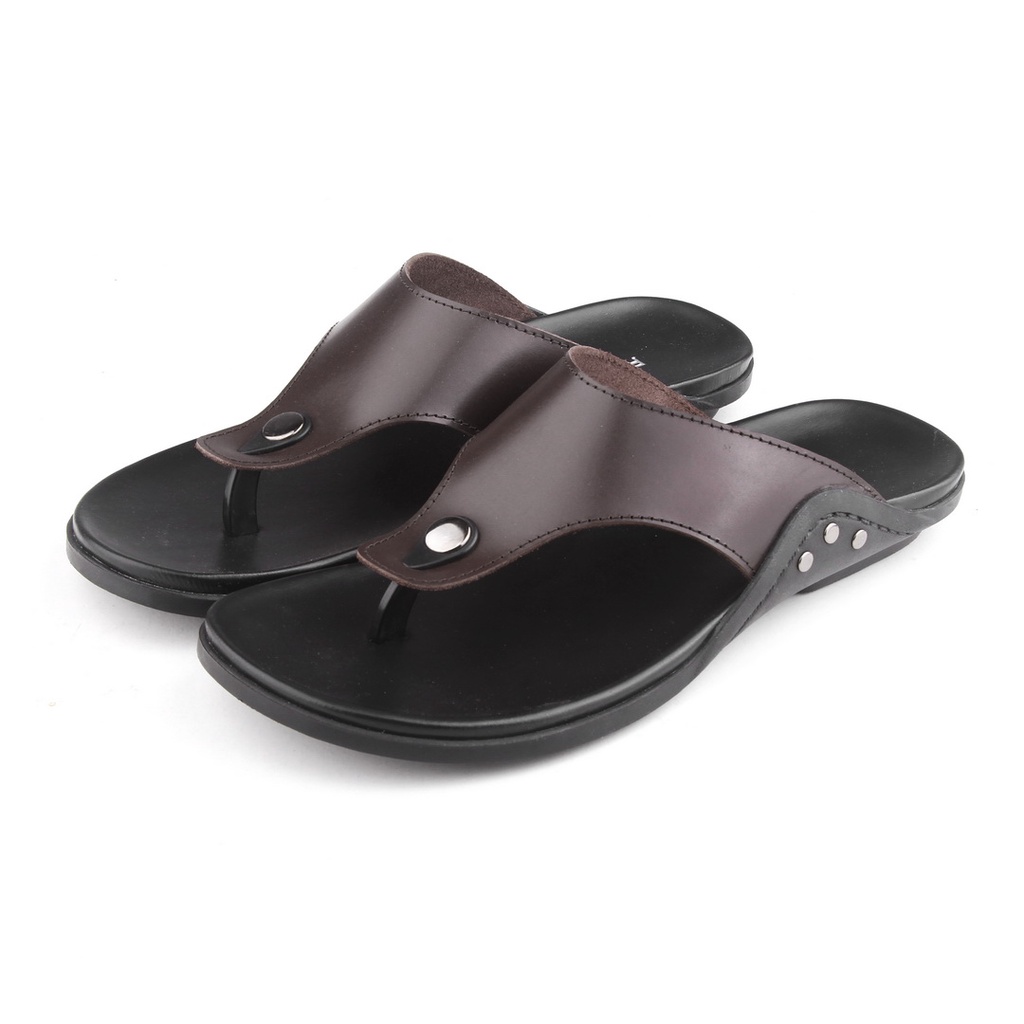 Sandal Pria Romenaco LCL05 Black Brown