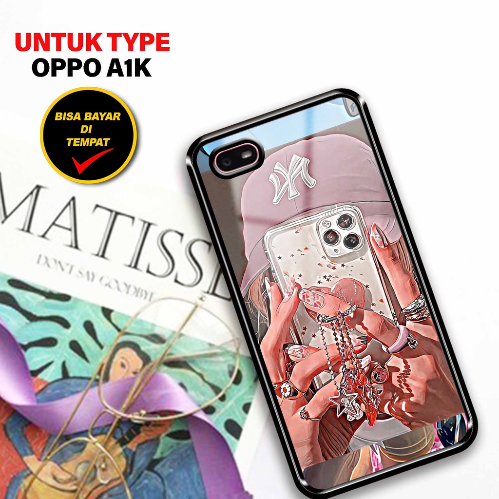 Sukses Case Glossy Oppo A1K - Hardcase Terbaru Oppo A1K - Case Fashion Oppo A1K - Motif { Fold 28 } 