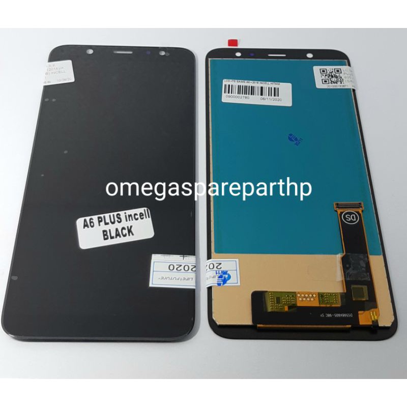 LCD+TS SAMSUNG A6+ 2018 INCELL HITAM