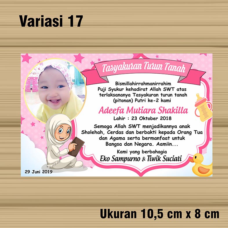 Stiker Label Syukuran Aqiqah Shopee Indonesia