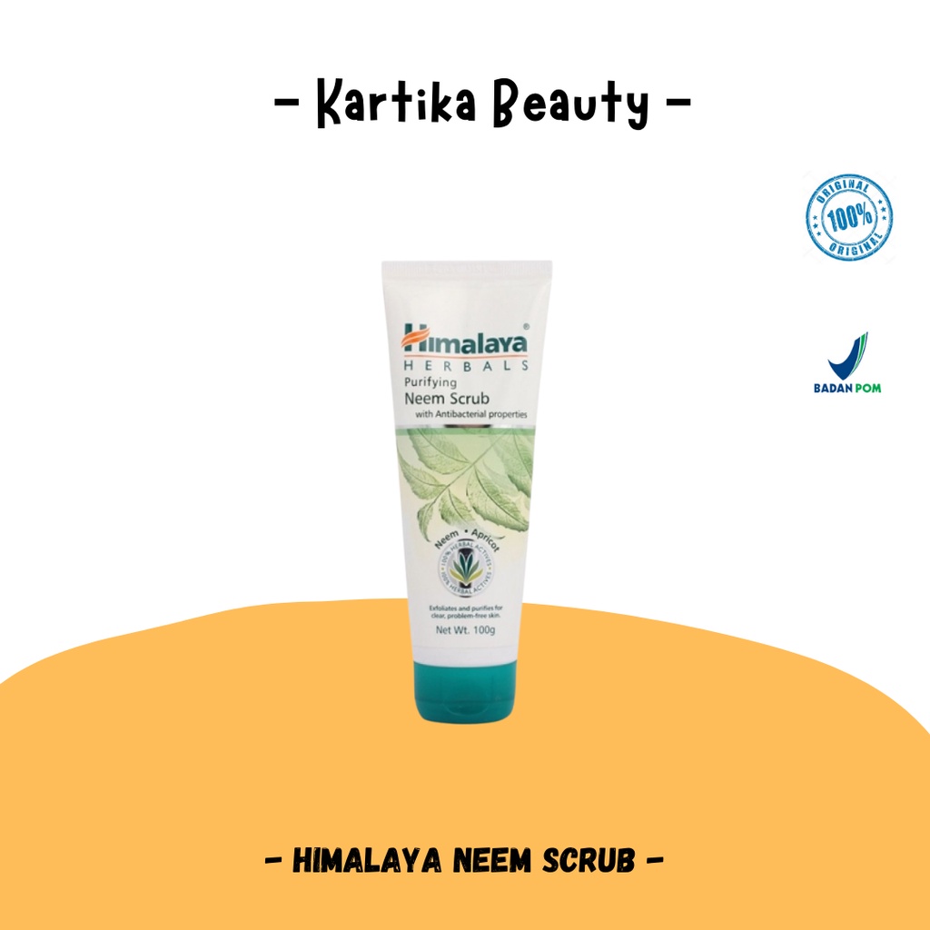 Jual HIMALAYA PURIFYING NEEM SCRUB EXFOLIASI SEL KULIT MATI DI MUKA
