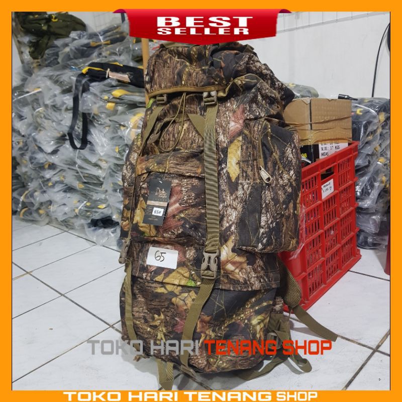 TAS RANSEL KERIL 70L IMPORL CAMO TAS OUTDOOR