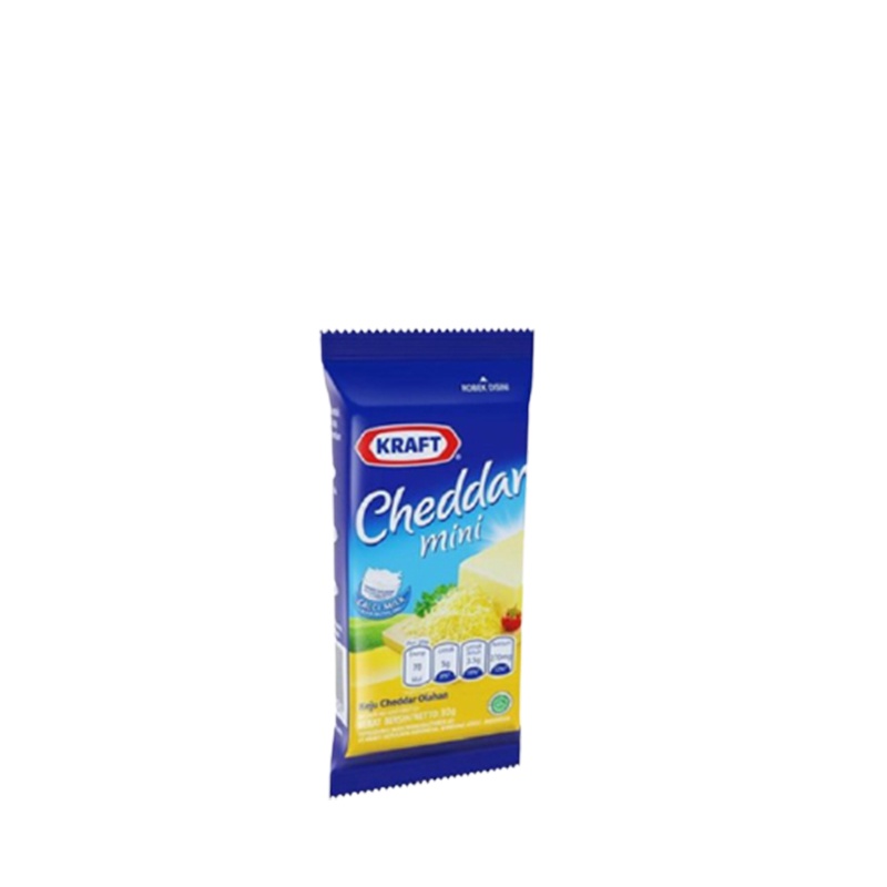 

Kraft Keju Cheddar Regular 30g, kemasan kecil untuk memasak kue dan burger