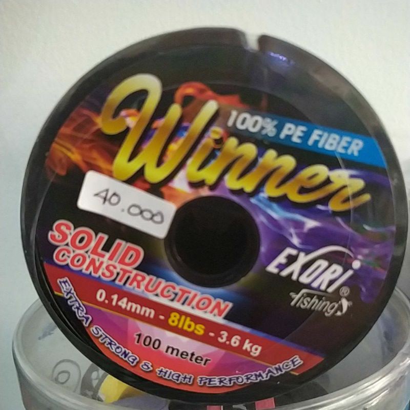 exory winner PE ,100 m size 0.14 mm