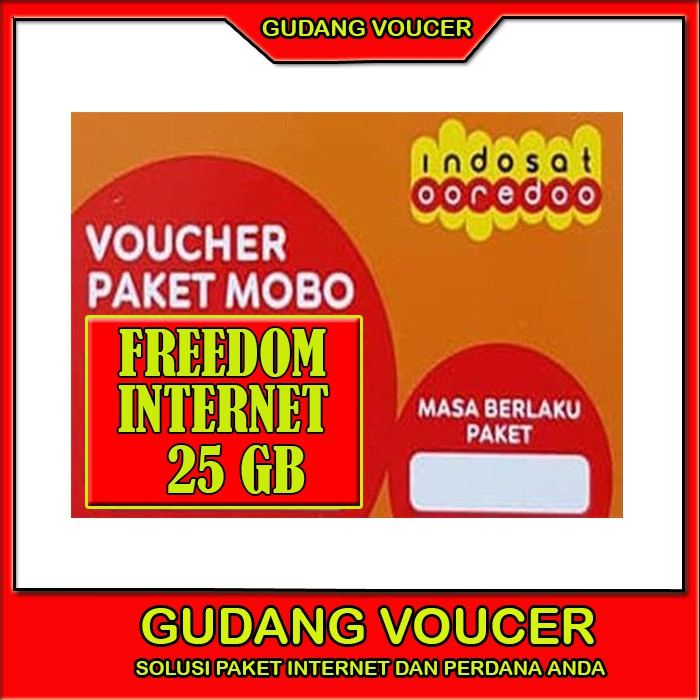 A055 Voucher Indosat Freedom INTERNET 25 GB