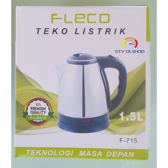 Teko Listrik/ Pemanas Air/ Kettle electric Fleco 1.5L