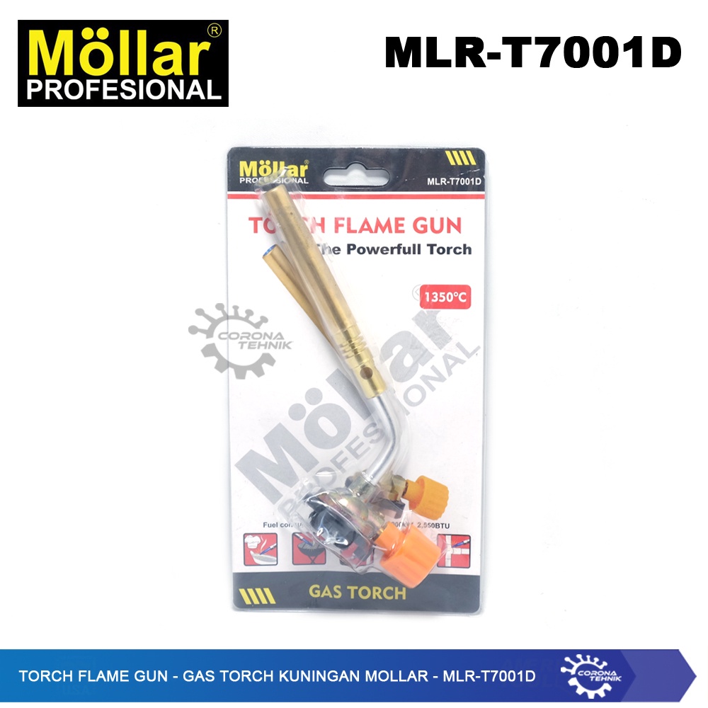 Gas Torch Kuningan Mollar - MLR-T7001D - Torch Flame Gun