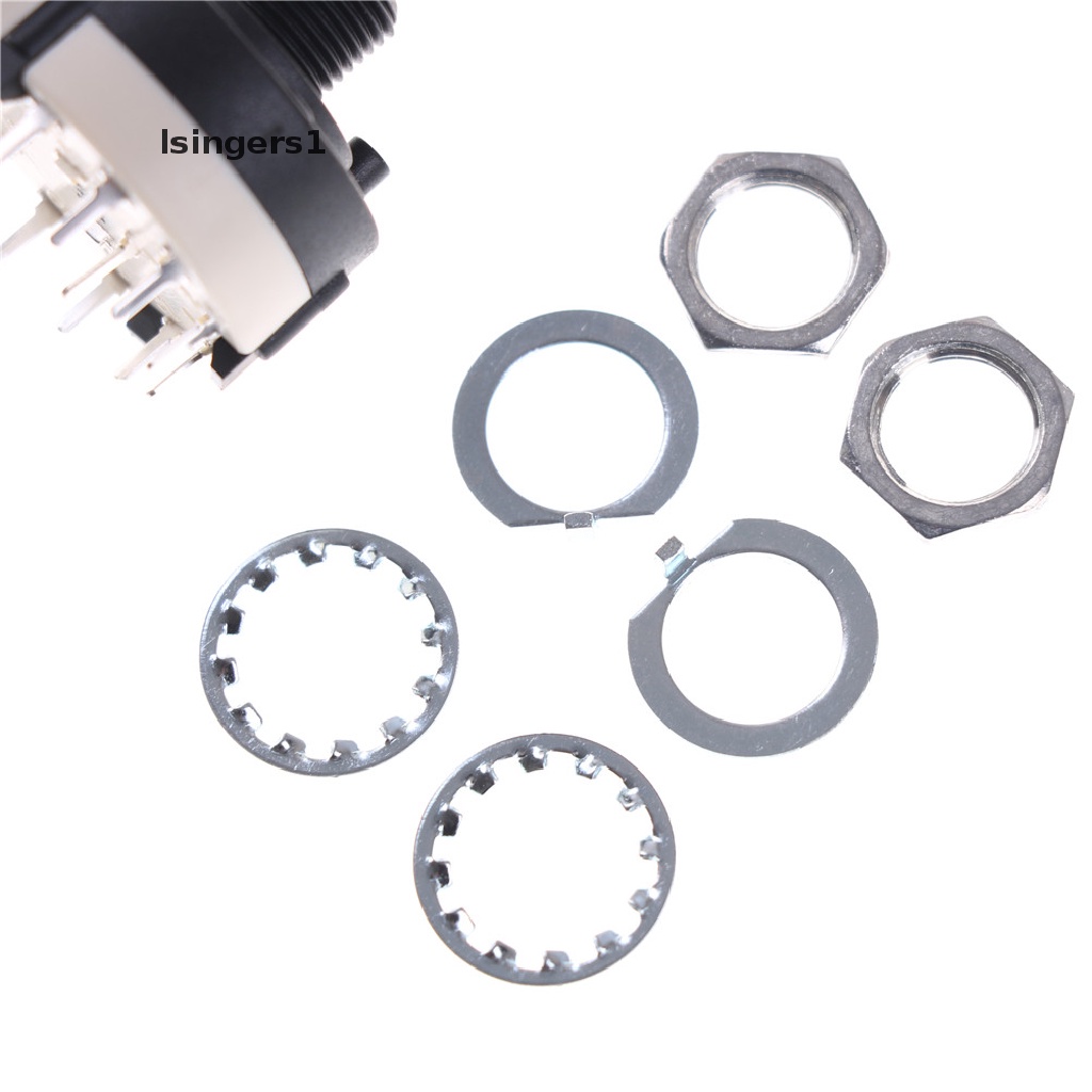 (lsingers1) 2pcs Switch Panel PCB 12 Posisi 1 Tiang 18 Gigi Shaft Adjustable