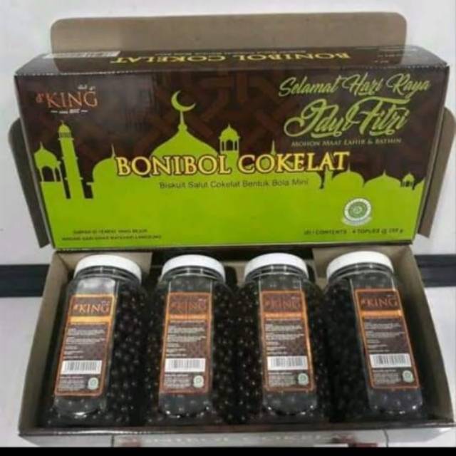 

King Bonibol Cokelat 250g/4top