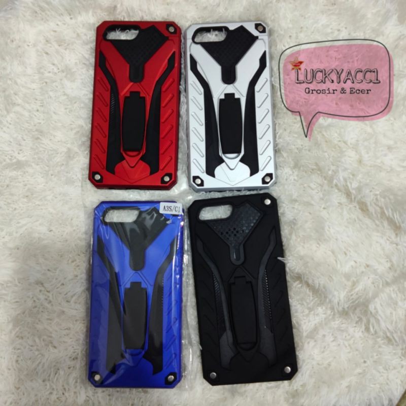 Hard case robot Phantom Oppo A3S/C1 case Transformer stand Oppo A3S/C1