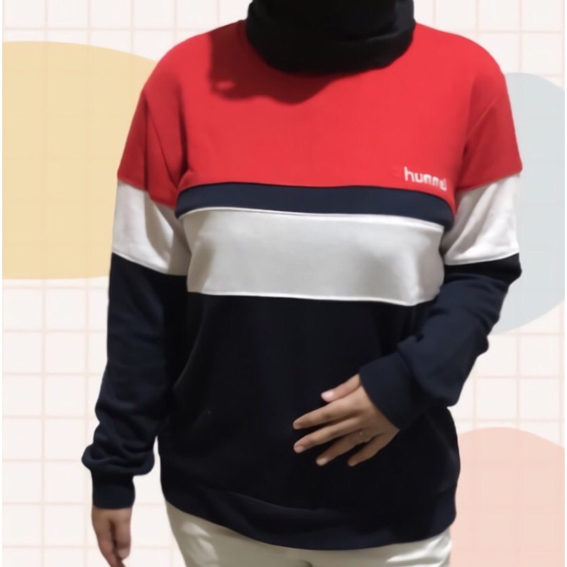 HUMMEL OVERSIZED CREWNECK SWEATER UNISEX
