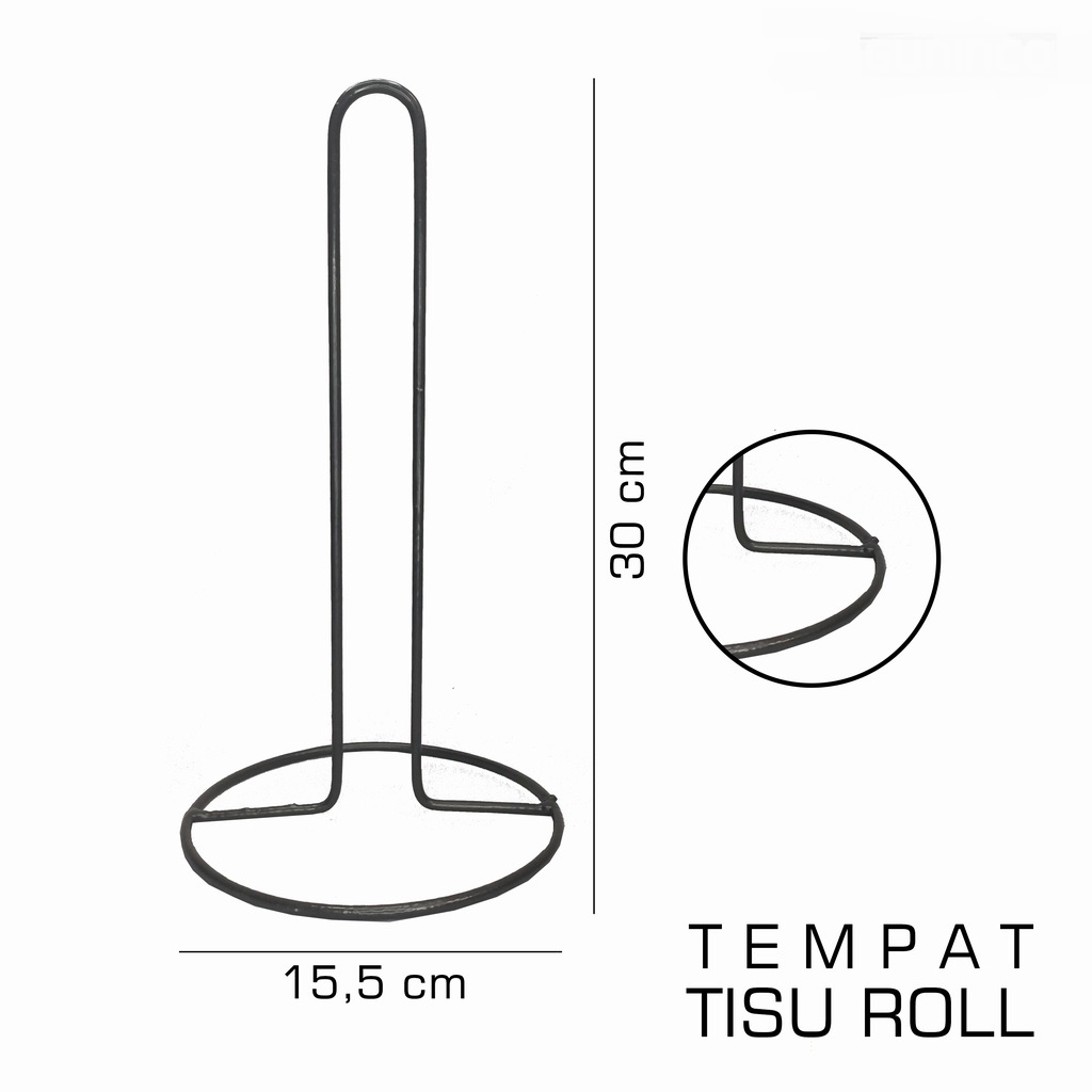 BAHAN BESI 6mm BUKAN KAWAT / ROLL TEMPAT TISU / ROLL GULUNG /  ROLL BESI TEMPAT TISU